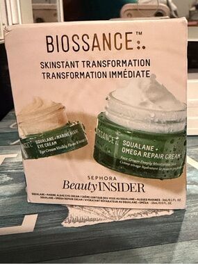 Biossance Green and Cream Moisturizer Duo